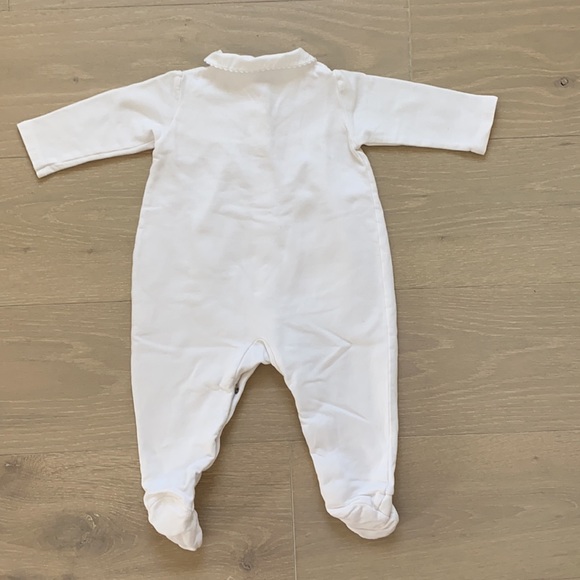 White button/ snap footie - Picture 5 of 5